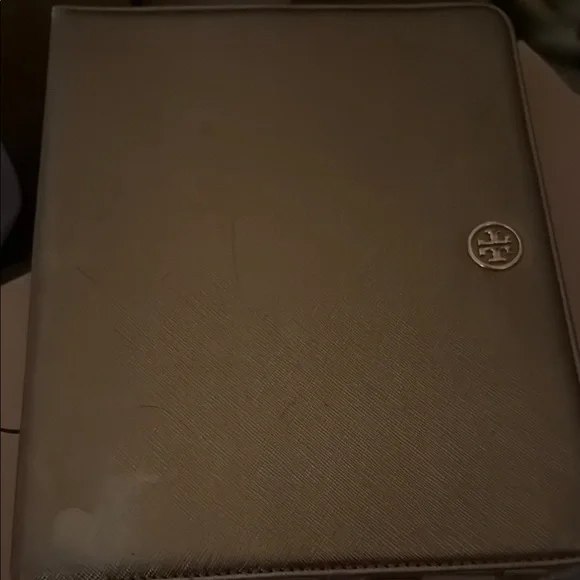 Tory Burch Gold iPad Case - Picture 1 of 5